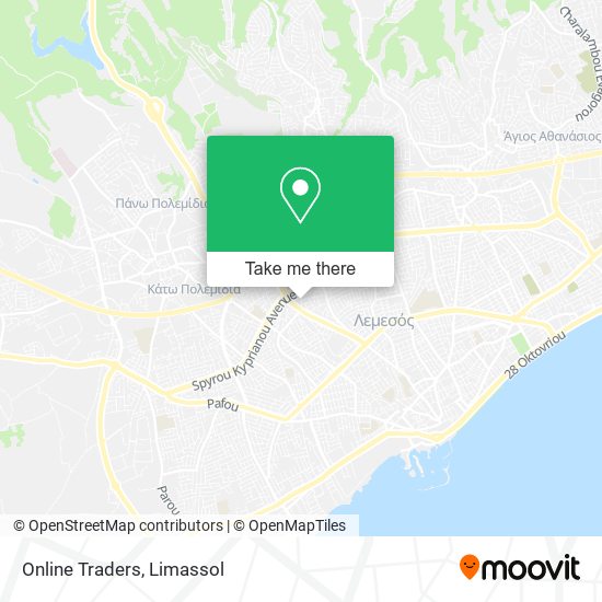 Online Traders map