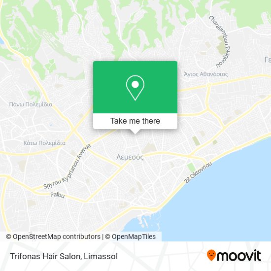 Trifonas Hair Salon map