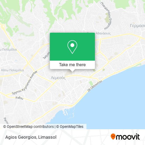 Agios Georgios map