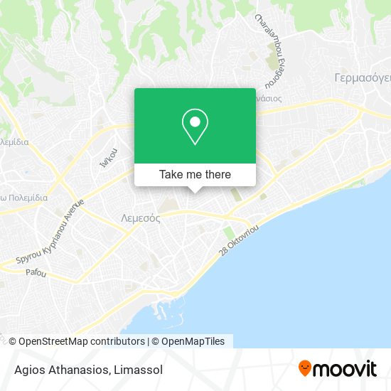 Agios Athanasios map