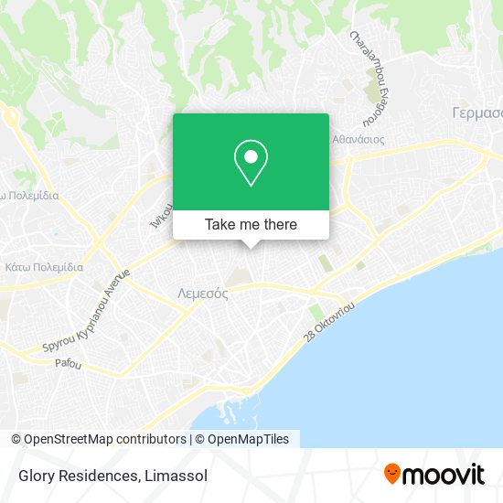 Glory Residences map