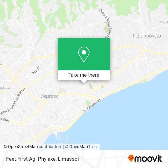 Feet First Ag. Phylaxe map