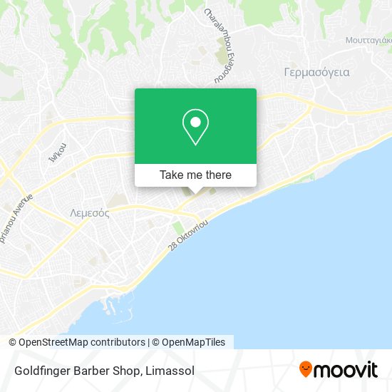 Goldfinger Barber Shop map