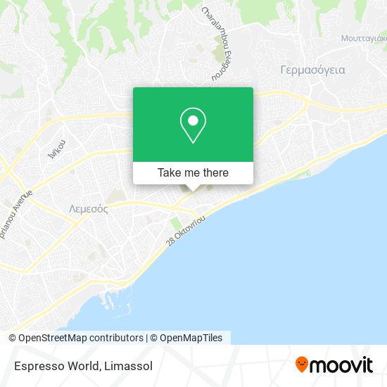 Espresso World map