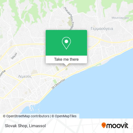 Slovak Shop map