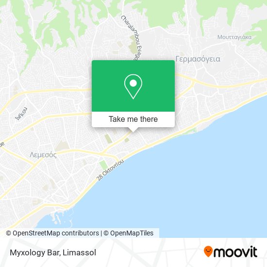 Myxology Bar map