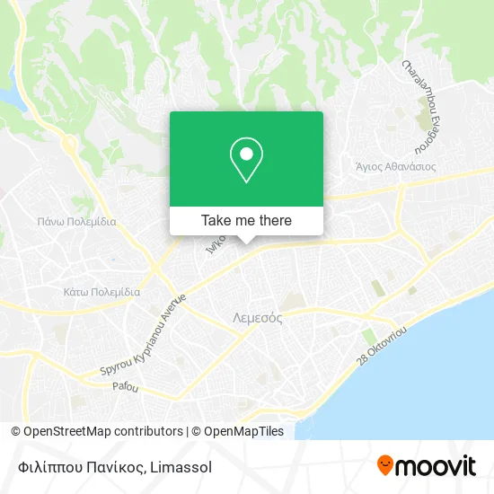 Φιλίππου Πανίκος map