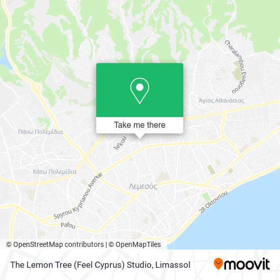 The Lemon Tree (Feel Cyprus) Studio map