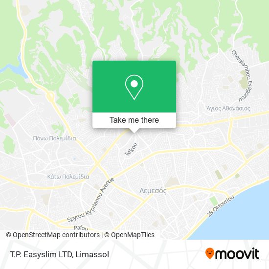 T.P. Easyslim LTD map