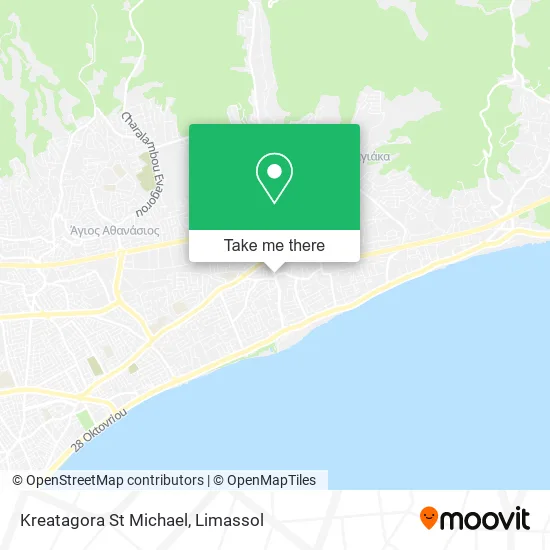 Kreatagora St Michael map
