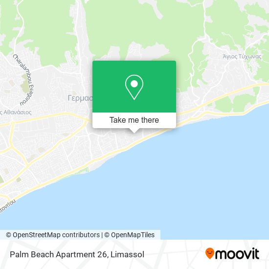 Palm Beach Apartment 26 map
