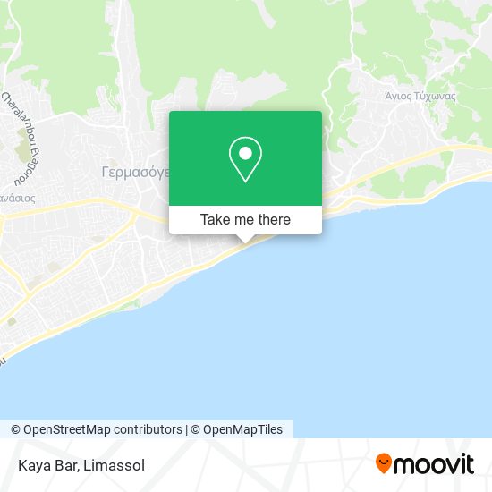 Kaya Bar map
