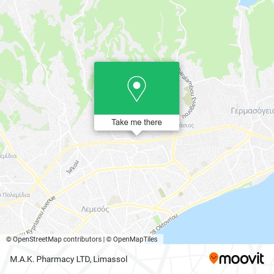 M.A.K. Pharmacy LTD map