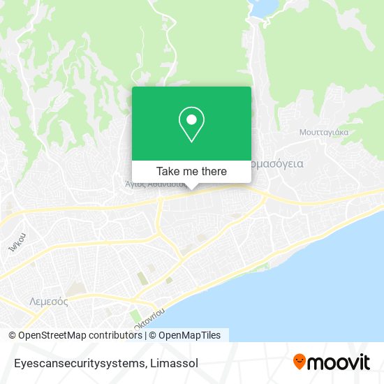 Eyescansecuritysystems map