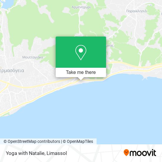 Yoga with Natalie map