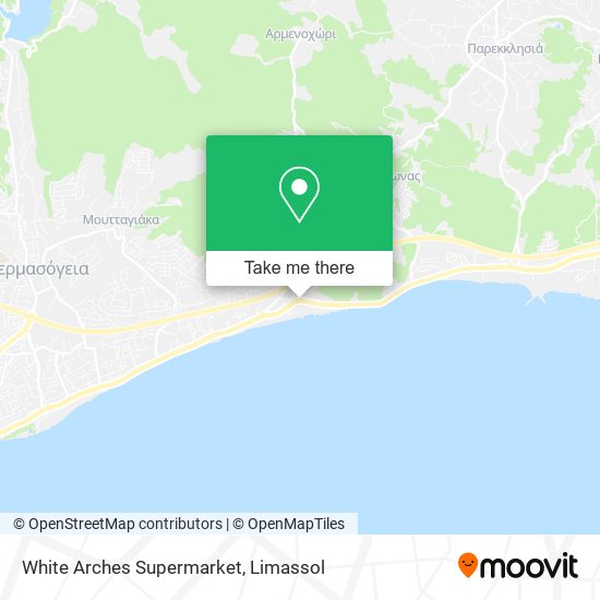 White Arches Supermarket map