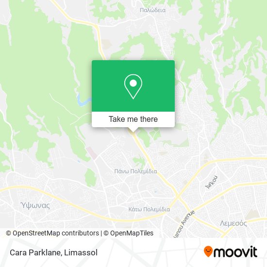 Cara Parklane map
