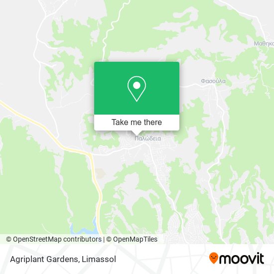 Agriplant Gardens map