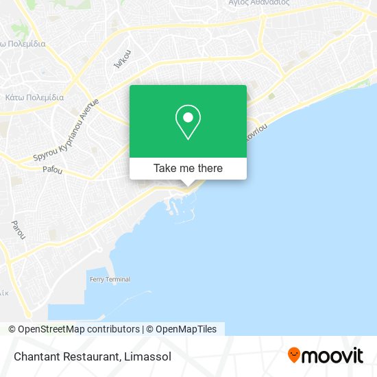Chantant Restaurant map