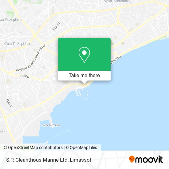 S.P. Cleanthous Marine Ltd map