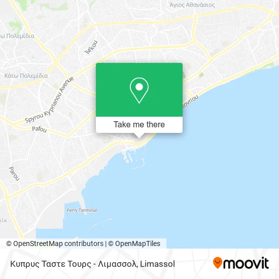 Κυπρυς Ταστε Τουρς - Λιμασσολ map