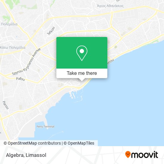 Algebra map