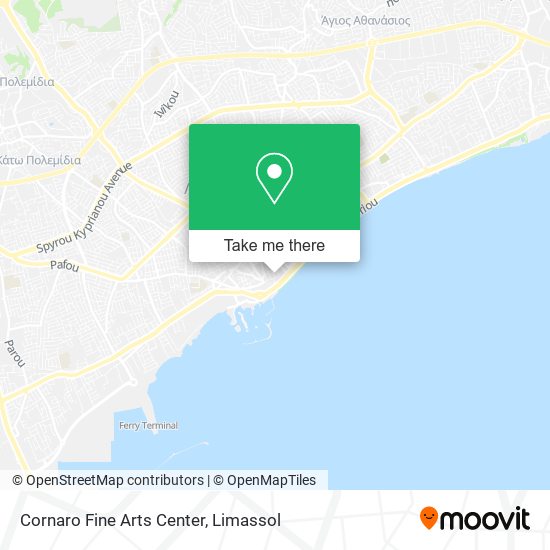 Cornaro Fine Arts Center map
