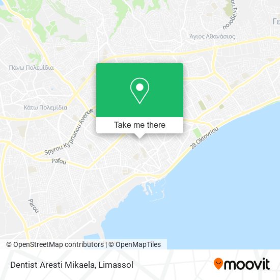 Dentist Aresti Mikaela map