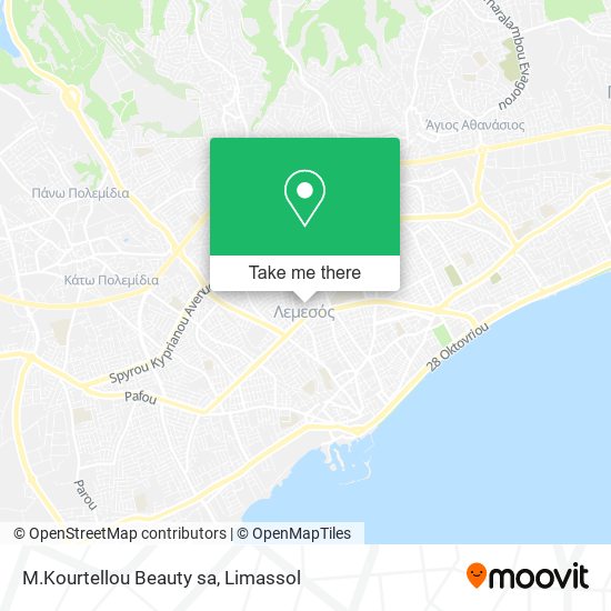 M.Kourtellou Beauty sa map