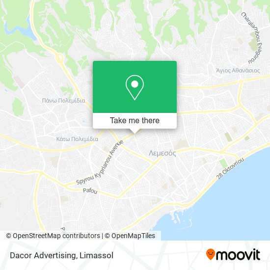 Dacor Advertising map