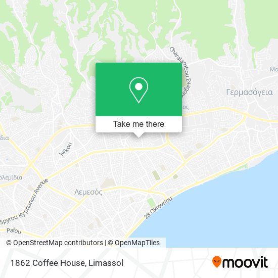1862 Coffee House map