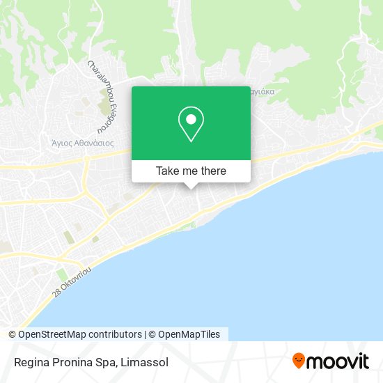 Regina Pronina Spa map