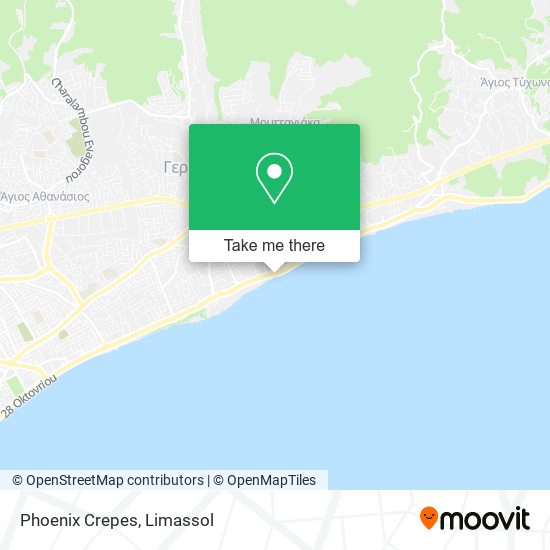 Phoenix Crepes map
