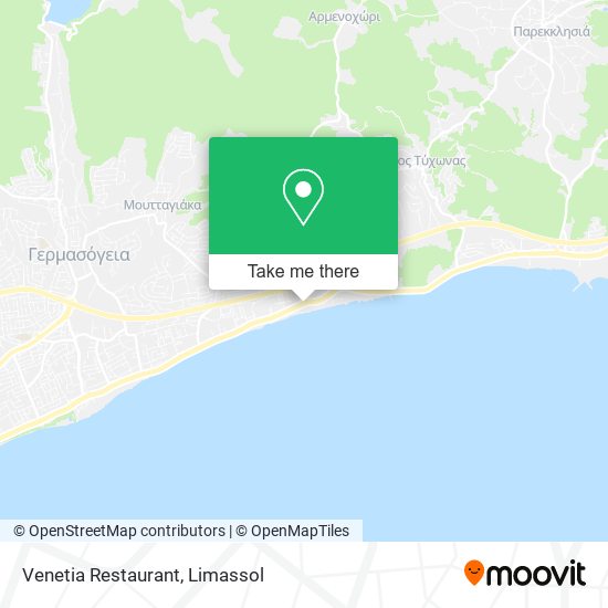 Venetia Restaurant map