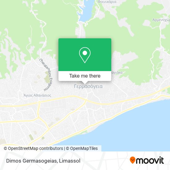 Dimos Germasogeias map