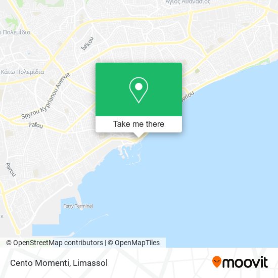 Cento Momenti map