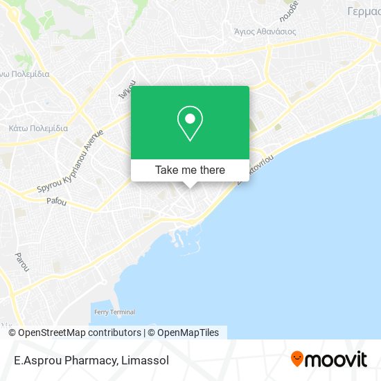 E.Asprou Pharmacy map