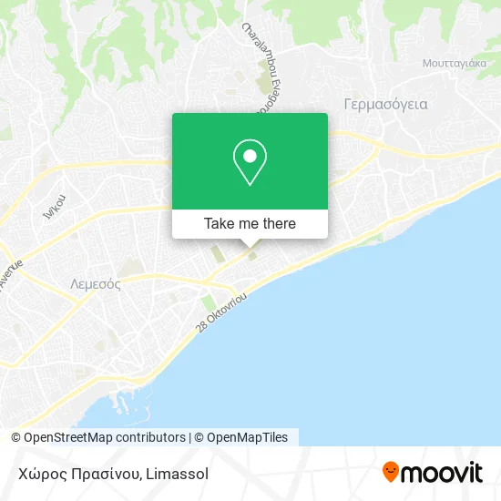 Χώρος Πρασίνου map