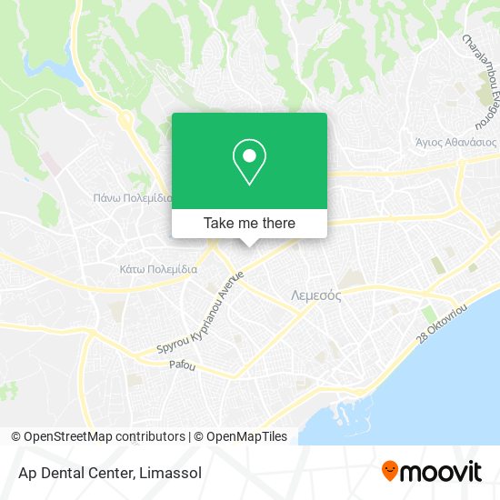 Ap Dental Center map