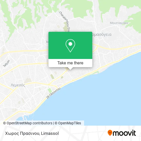 Χωρος Πρασινου map