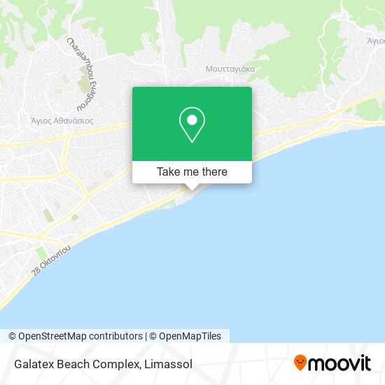 Galatex Beach Complex map