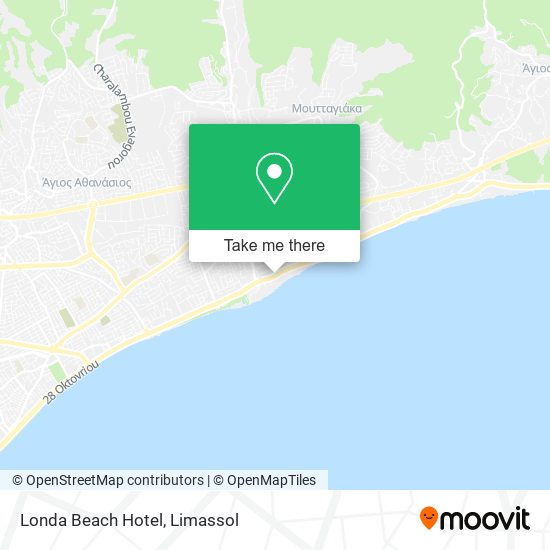 Londa Beach Hotel map