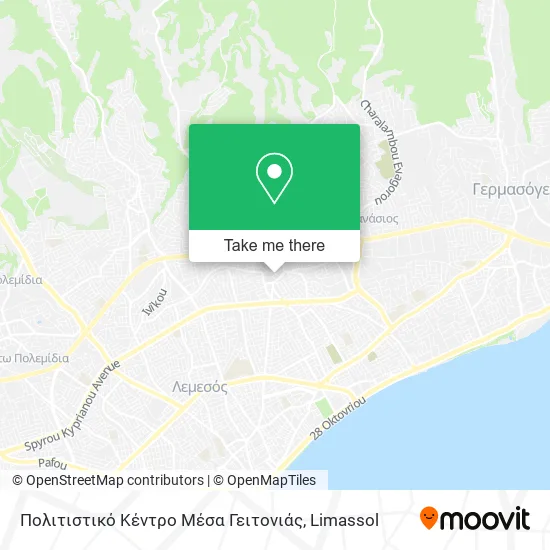 Πολιτιστικό Κέντρο Μέσα Γειτονιάς map