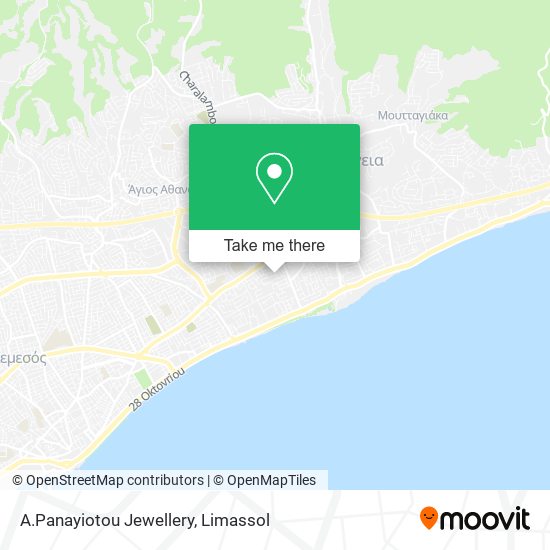 A.Panayiotou Jewellery map