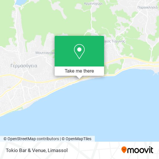 Tokio Bar & Venue map