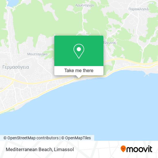 Mediterranean Beach map