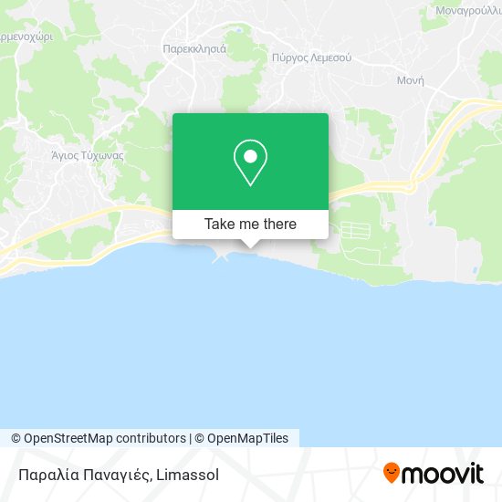 Παραλία Παναγιές map