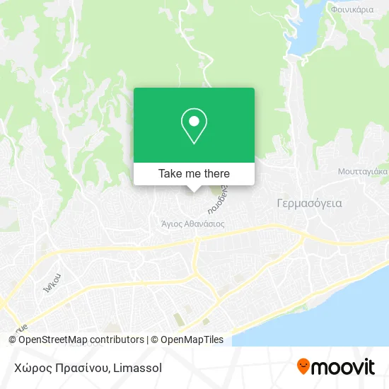 Χώρος Πρασίνου map