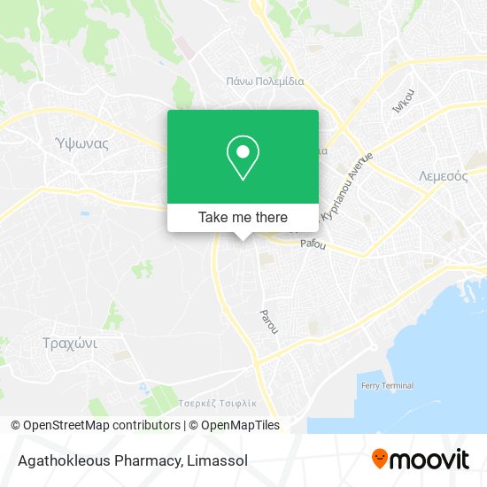 Agathokleous Pharmacy map