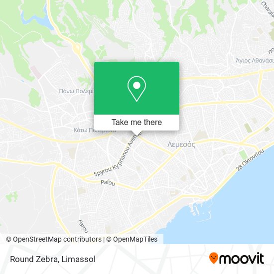 Round Zebra map